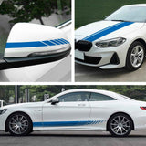 Car Body Beltline Stickers Side Skirt Striped Machine Cover Rearview Mirror