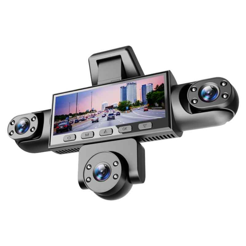 Five Camera Driving Recorder, 1080P High-definition Night Vision, Mobile App For Viewing Videos