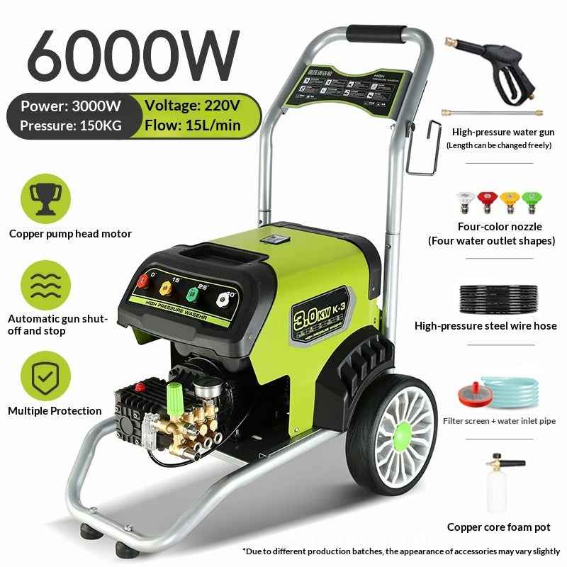 High-Power Copper-Motor Commercial Car Wash Machine