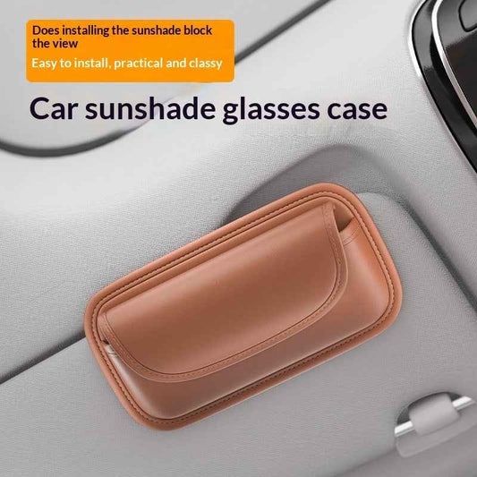 Car Glasses Case Phone Organizer In Car Eyeglasses Bag