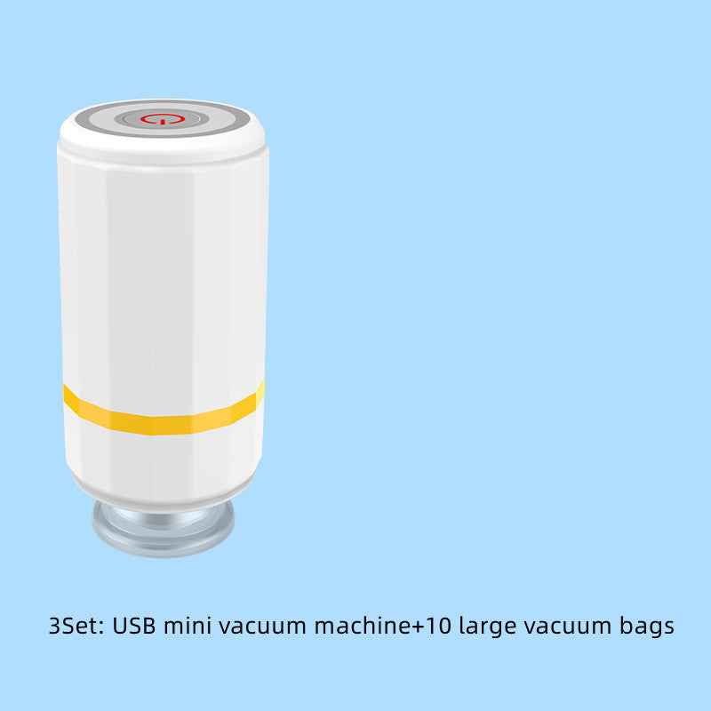 New Mini USB Charging Vacuum Sealer Storage AirPump Electric Home Accessories For Sous Vide Vacuum Packaging Food Clothes Saver Bag