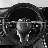 Car Steering Wheel Cover Walnut Grain Business Style Steering Wheel Grip Cover Universal Interior Item