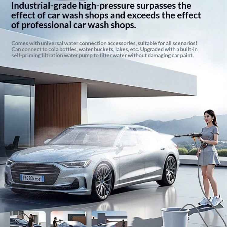 Wireless Wash Household Car Wash High-pressure Water Gun Car Wash Artifact
