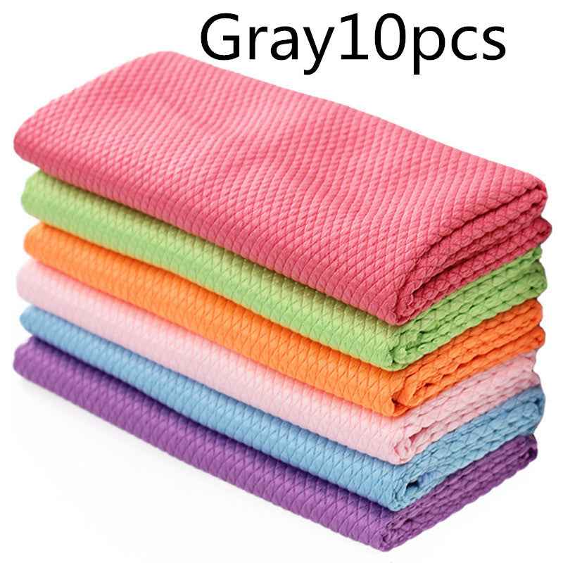 Wipe Glass Car Window Car Towel Dishwashing Table Cleaning Kitchen Fish Scale Towel