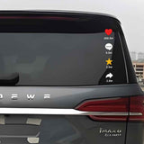 Rear-window Car Decal Personalized Decoration Waterproof And Sun-resistant Car Sticker