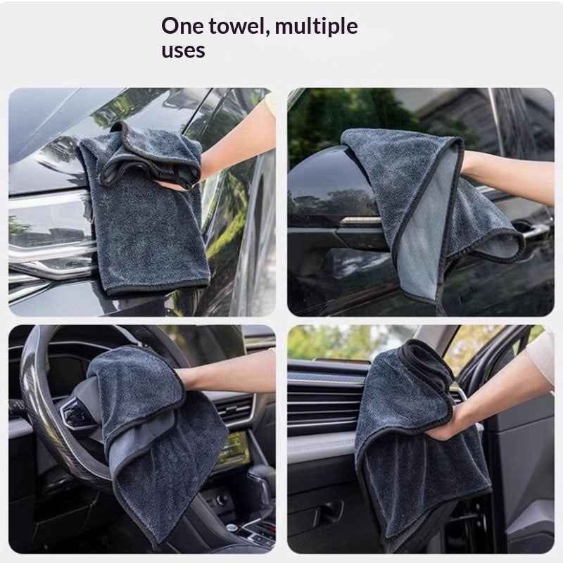 Double-sided Twisted Fabric Car Towel